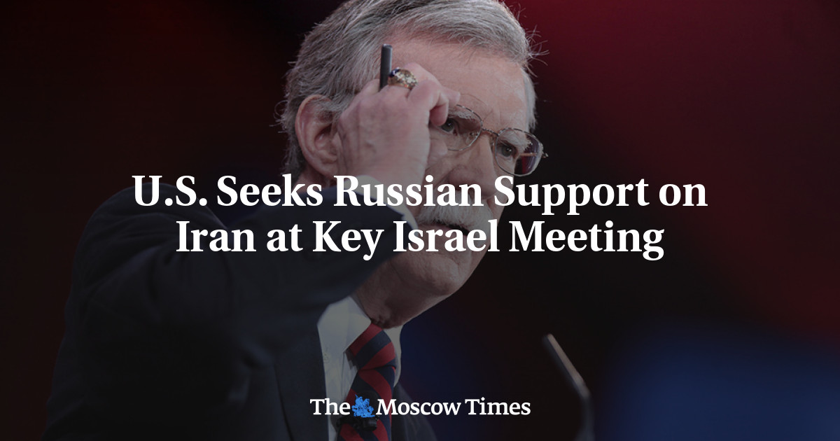 AS Mencari Dukungan Rusia terhadap Iran pada Pertemuan Penting Israel
