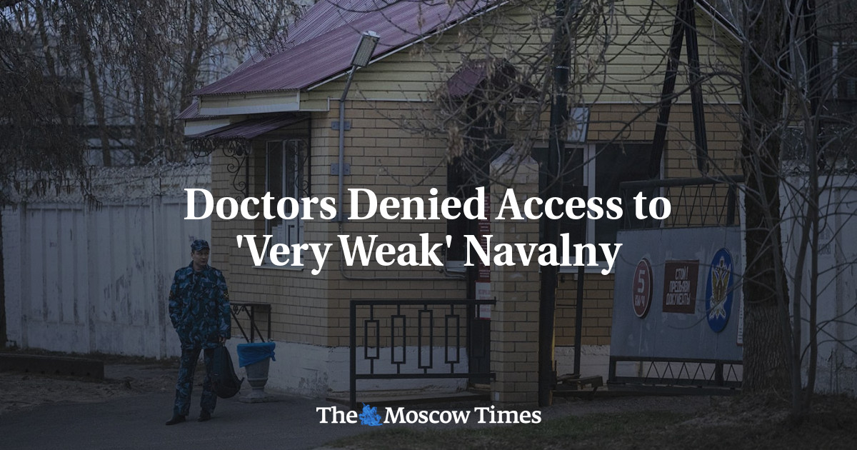 Dokter menolak akses ke Navalny yang ‘sangat lemah’