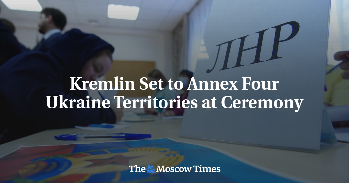 Кремль назначил церемонию аннексии Украины на пятницу