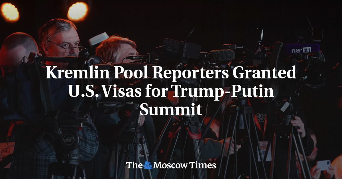 Kremlin Pool Reporters Get U.S. Visas for Trump-Putin Summit