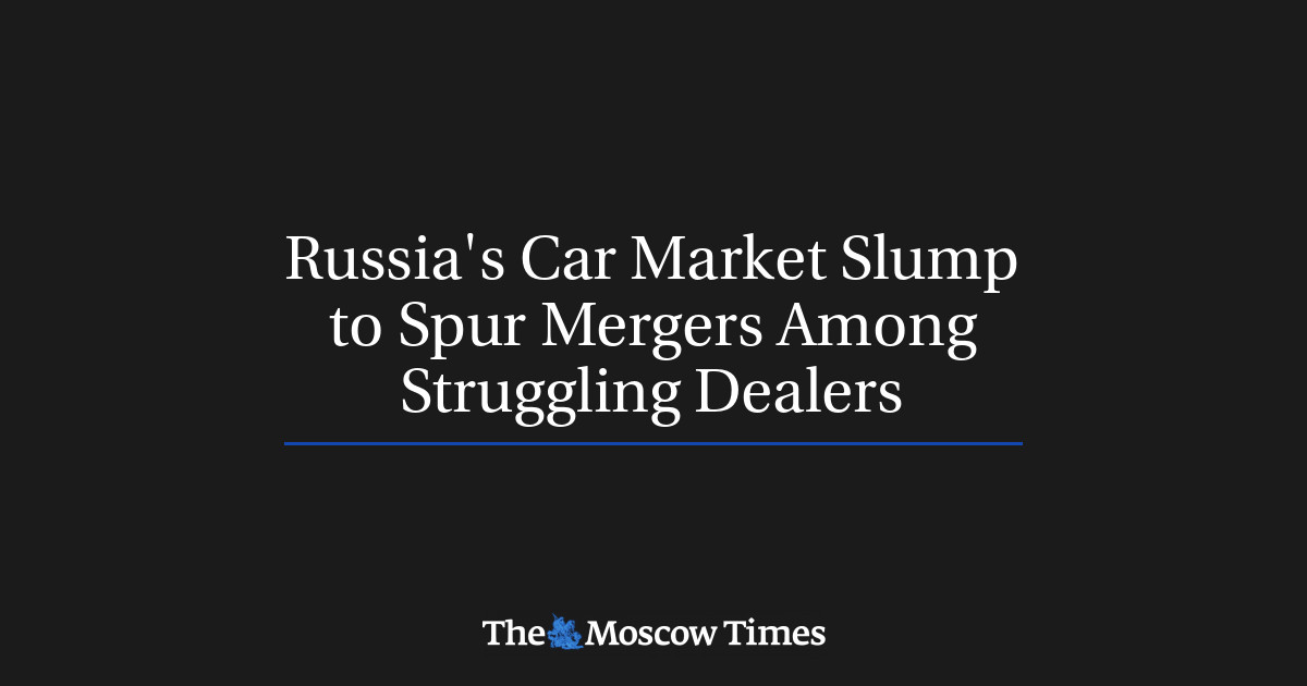 Pasar mobil Rusia merosot untuk memacu merger di antara para dealer yang kesulitan