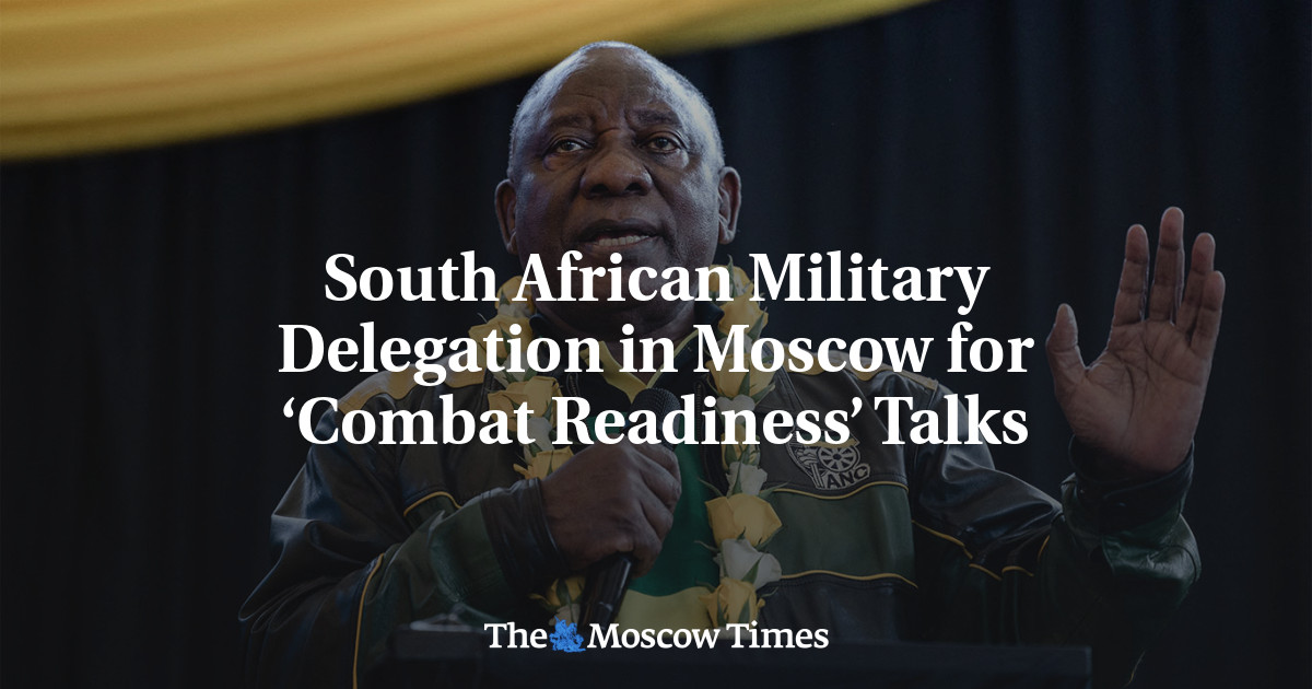 Южноафриканска военна делегация в Москва за преговори за „бойна готовност“.
