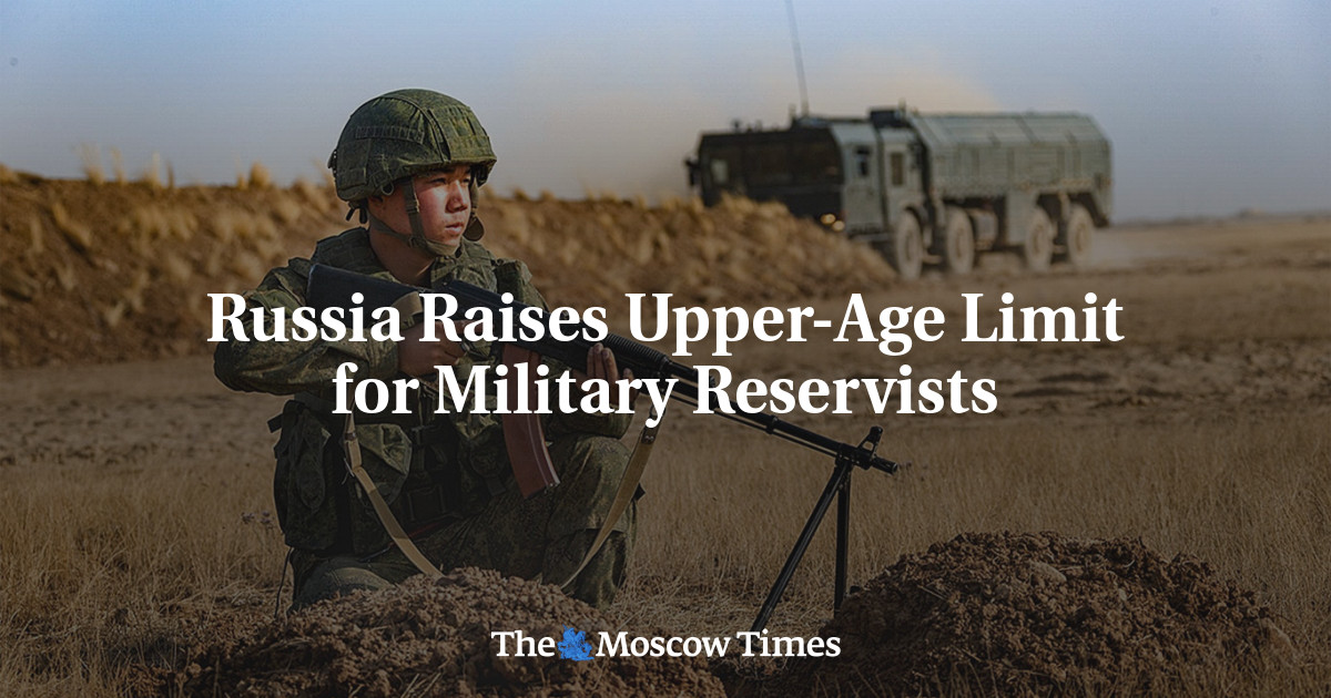 Россия повышает возрастной ценз для военнослужащих запаса