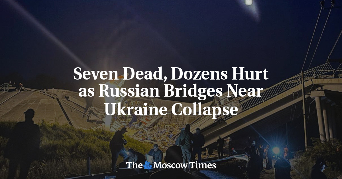 Seven Dead, Dozens Hurt as Russian Bridges Near Ukraine Collapse