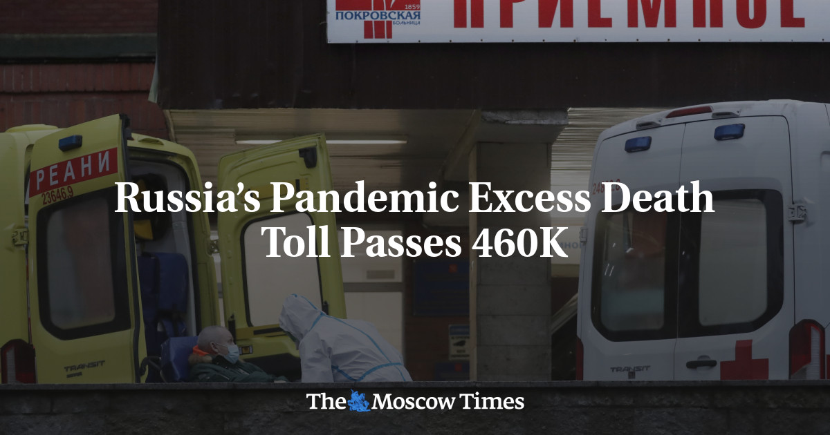 Jumlah kematian berlebih akibat pandemi di Rusia melampaui 460 ribu
