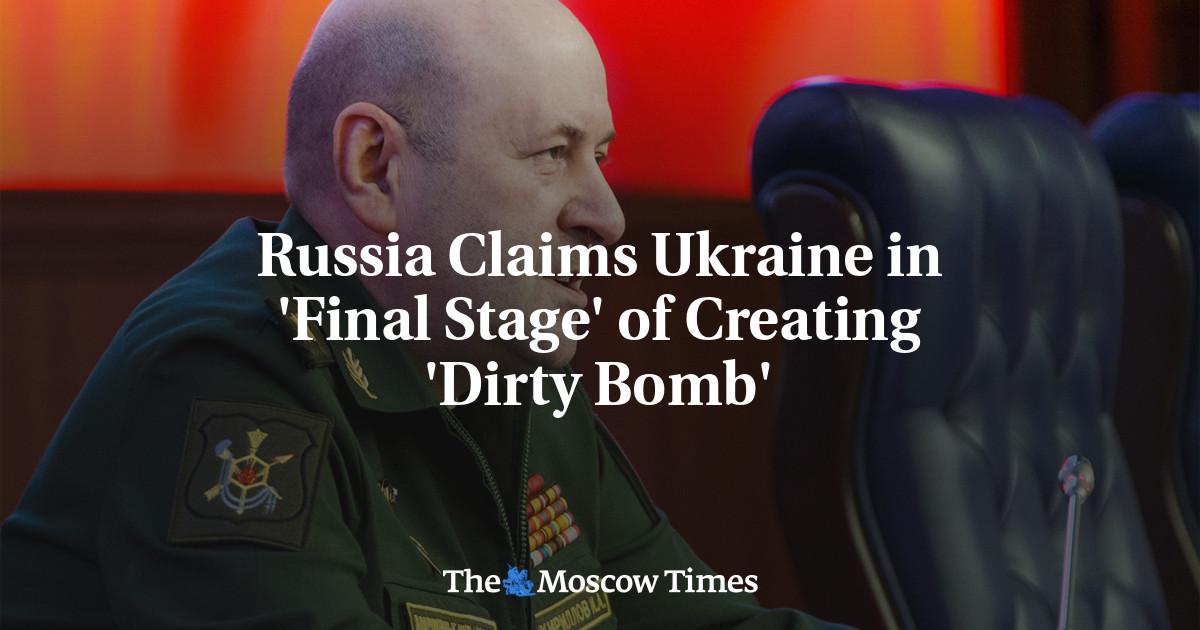 Russia Claims Ukraine In 'Final Stage' Of Creating 'Dirty Bomb' - The ...