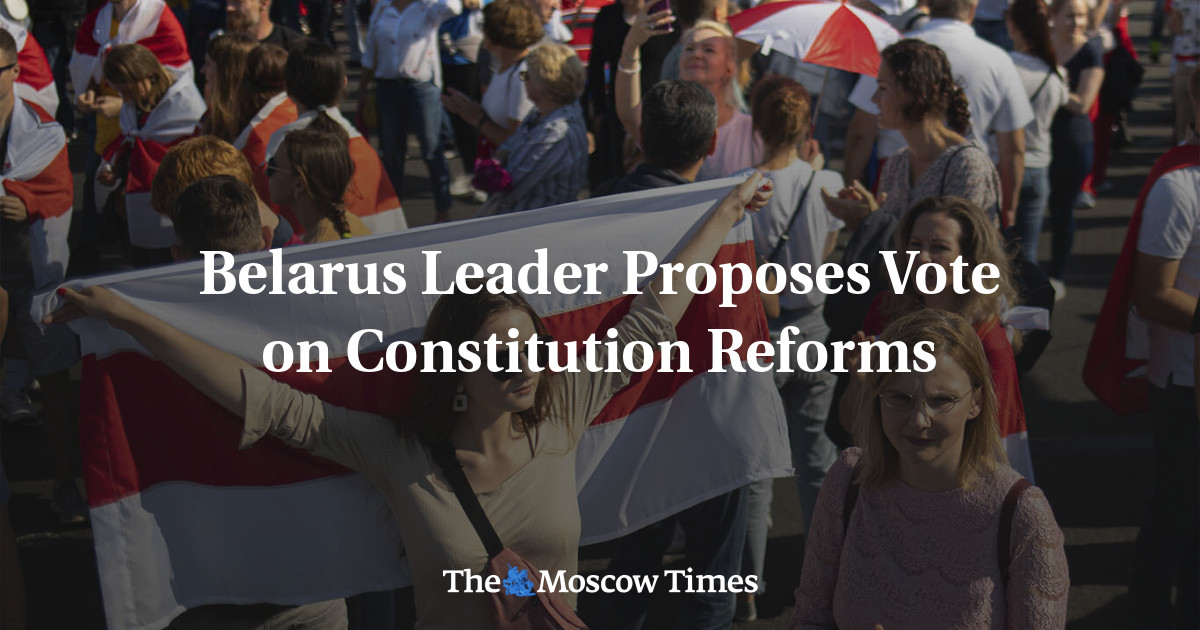 Pemimpin Belarusia mengusulkan pemungutan suara untuk reformasi konstitusi
