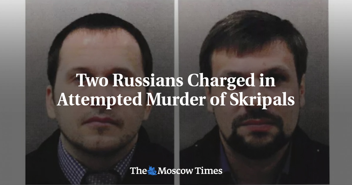 Dua warga Rusia didakwa melakukan percobaan pembunuhan terhadap Skripal
