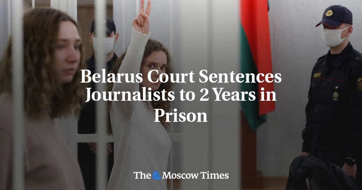 Pengadilan Belarusia menjatuhkan hukuman 2 tahun penjara kepada jurnalis