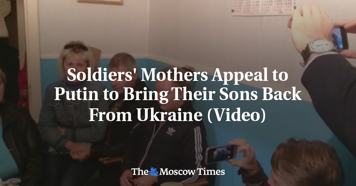 Ibu tentara memohon kepada Putin untuk membawa putra mereka kembali dari Ukraina (video)