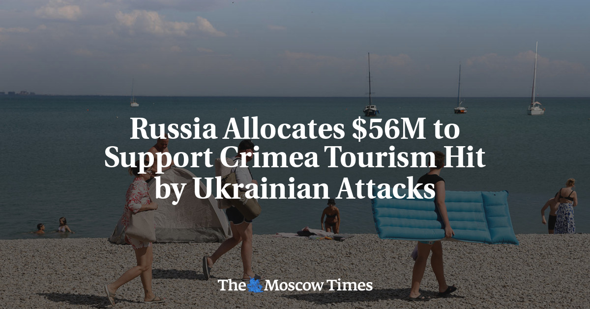 Russia Allocates $56M to Support Crimea Tourism Hit by Ukrainian Attacks