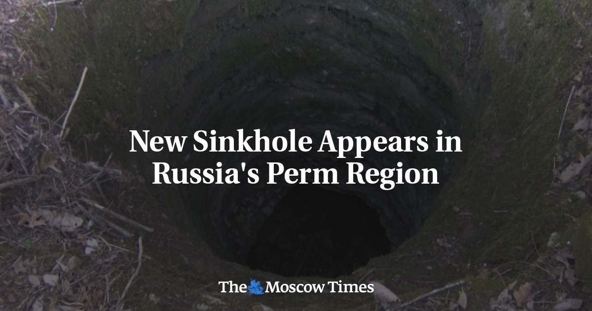 Lubang runtuhan baru muncul di wilayah Perm Rusia