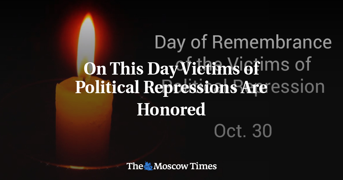 Pada hari ini, para korban penindasan politik dihormati