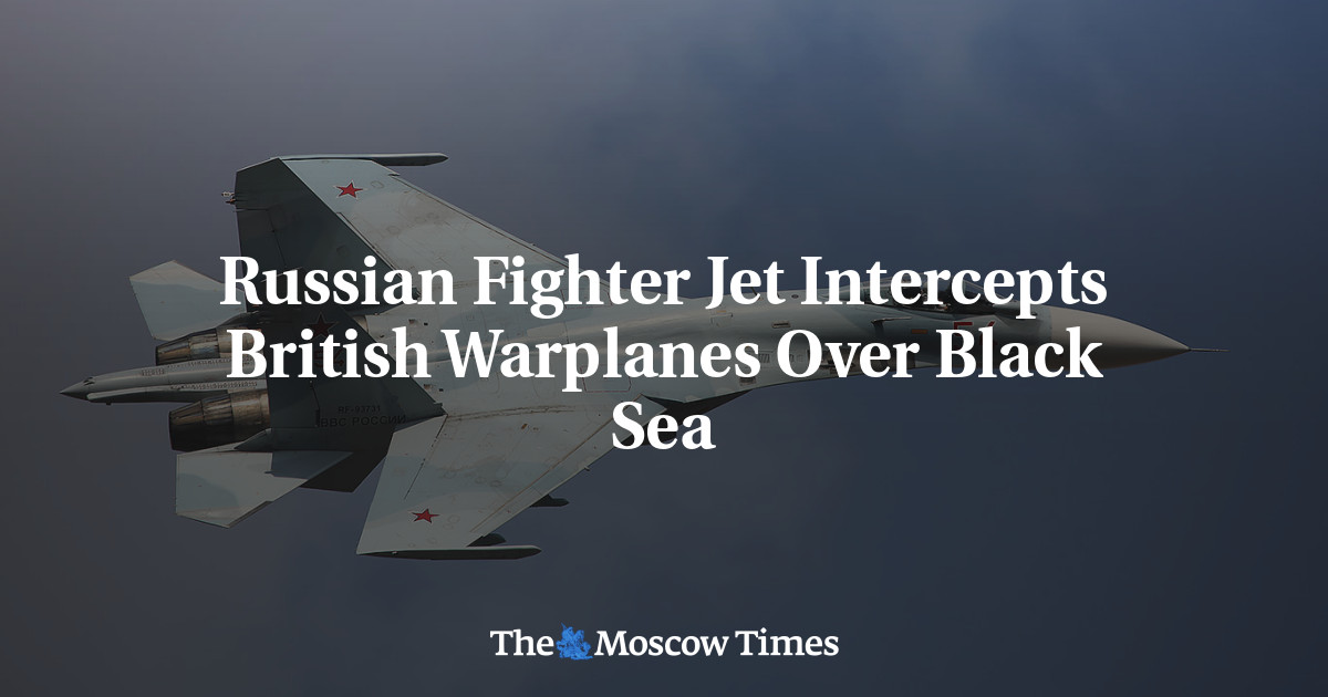 Russian Fighter Jet Intercept British Warplanes Over Black Sea