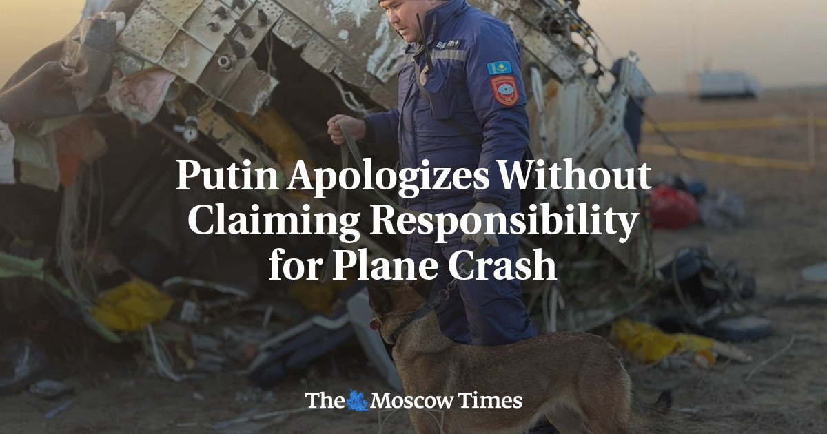 Putin Apologizes Without Claiming Responsibility for Plane Crash