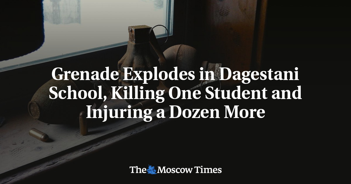 Grenade Explodes in Dagestani School, Killing One Student and Injuring
