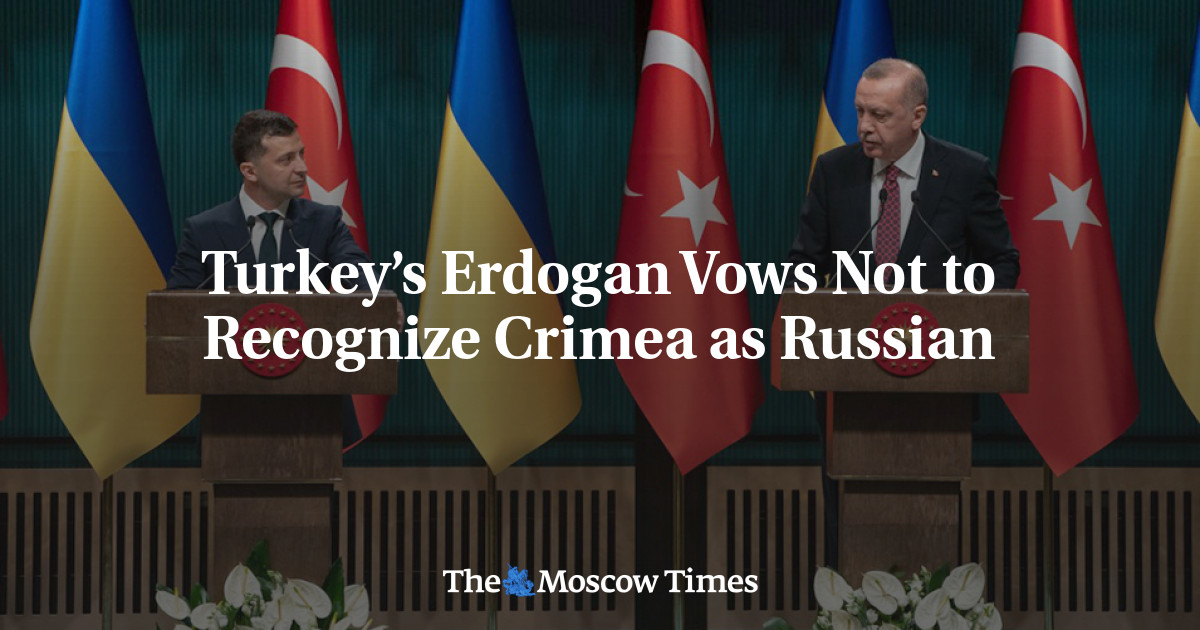 Turkey’s Erdogan Vows Not To Recognize Crimea As Russian - The Moscow Times