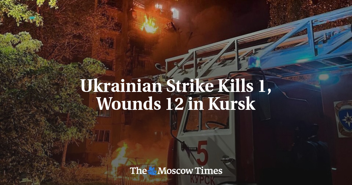 Ukrainian Strike Kills 1, Wounds 12 in Kursk