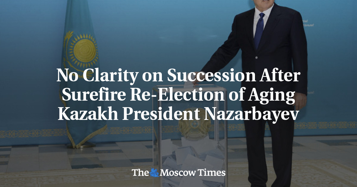 Tidak ada kejelasan tentang suksesi setelah pemilihan ulang Presiden Kazakh Nazarbayev yang berani