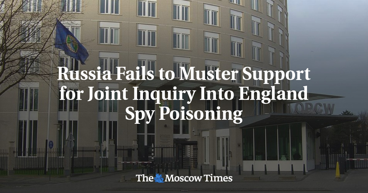 Rusia gagal menggalang dukungan untuk penyelidikan bersama terhadap peracunan mata-mata di Inggris