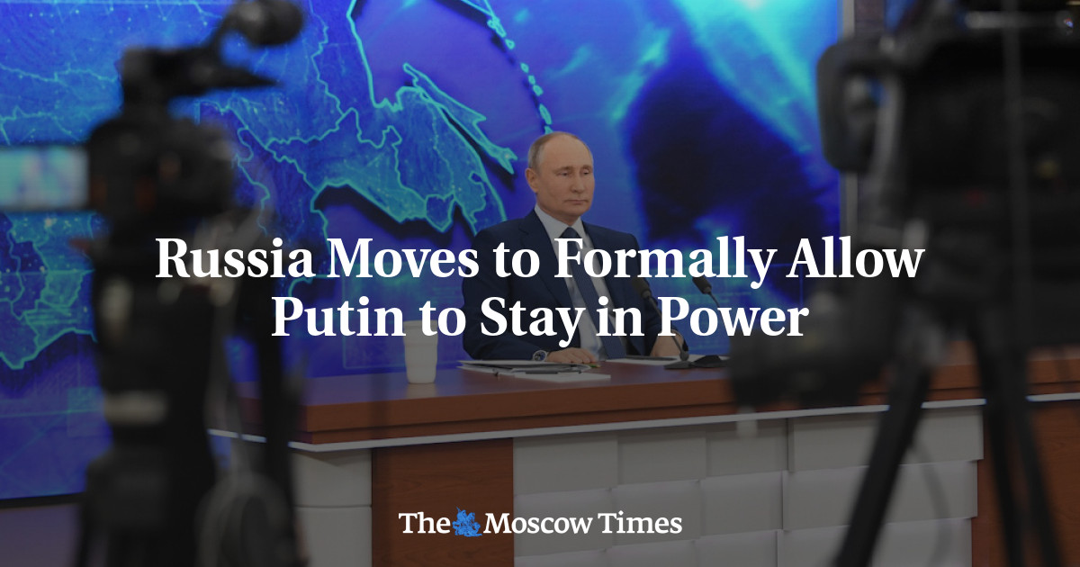 Russia Moves To Formally Allow Putin To Stay In Power The Moscow Times 9882