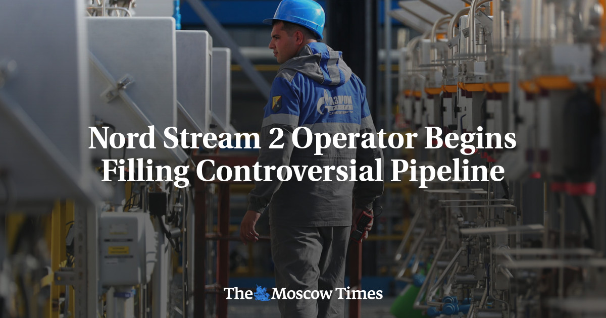 Operator Nord Stream 2 mulai mengisi pipa kontroversial