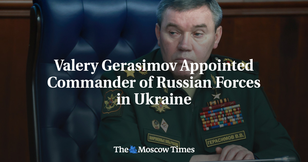 Who is Russia's new war commander Gerasimov and why was he