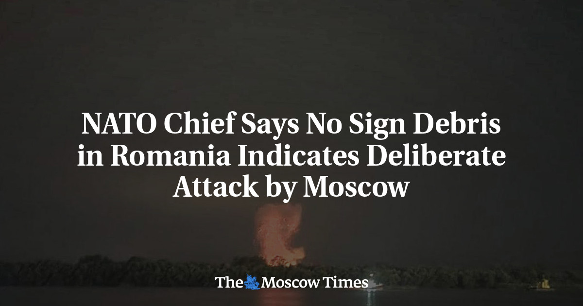 Secretarul general al NATO: Nu există indicii de moloz în România care să indice un atac deliberat al Moscovei