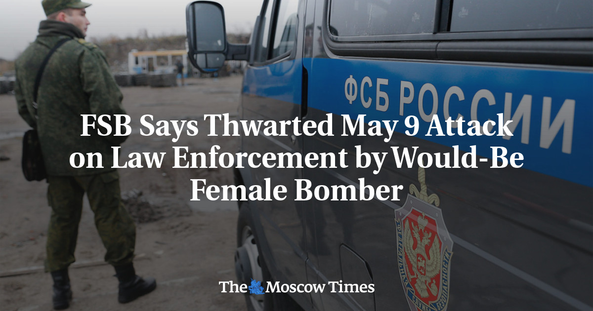 FSB Says Thwarted Attack on Law Enforcement by Would-Be Female Bomber