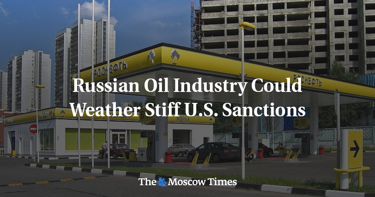 Industri minyak Rusia dapat menahan sanksi keras AS