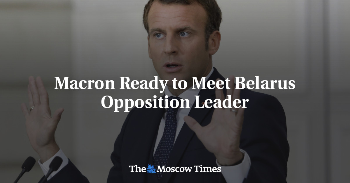 Macron dijadwalkan bertemu dengan pemimpin oposisi Belarusia