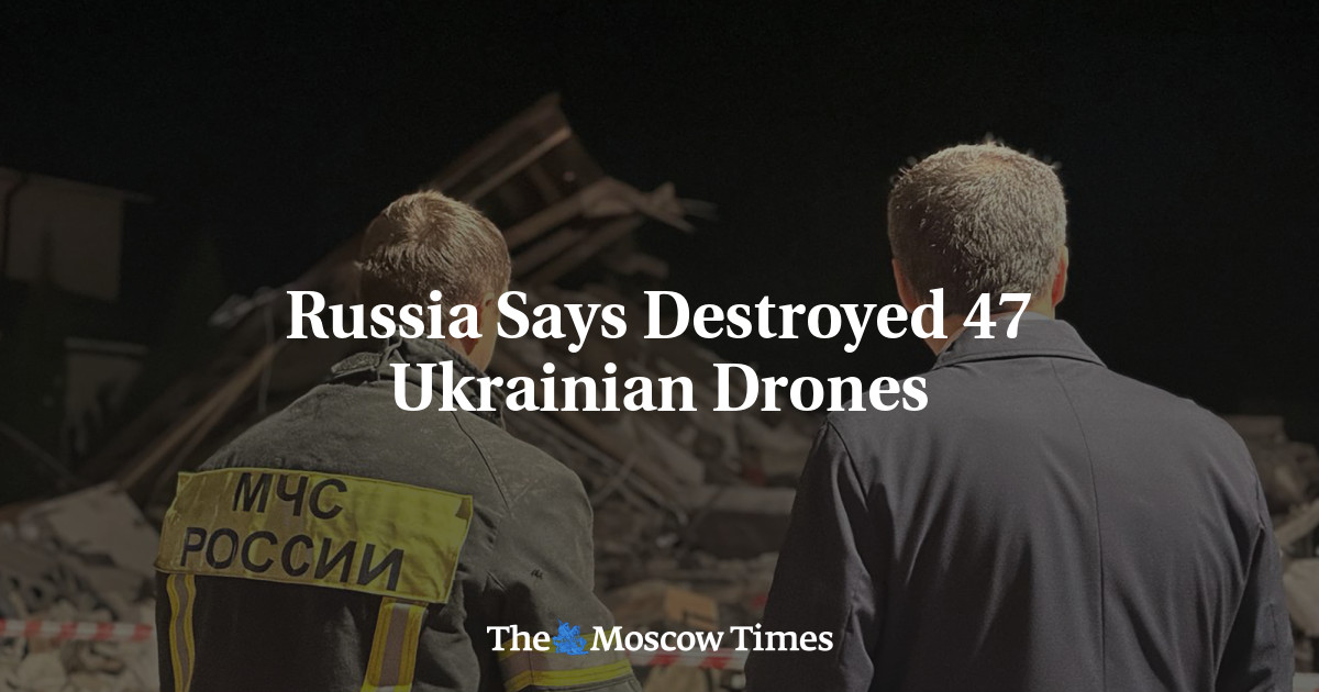 Россия заявила, что уничтожила 47 украинских дронов
