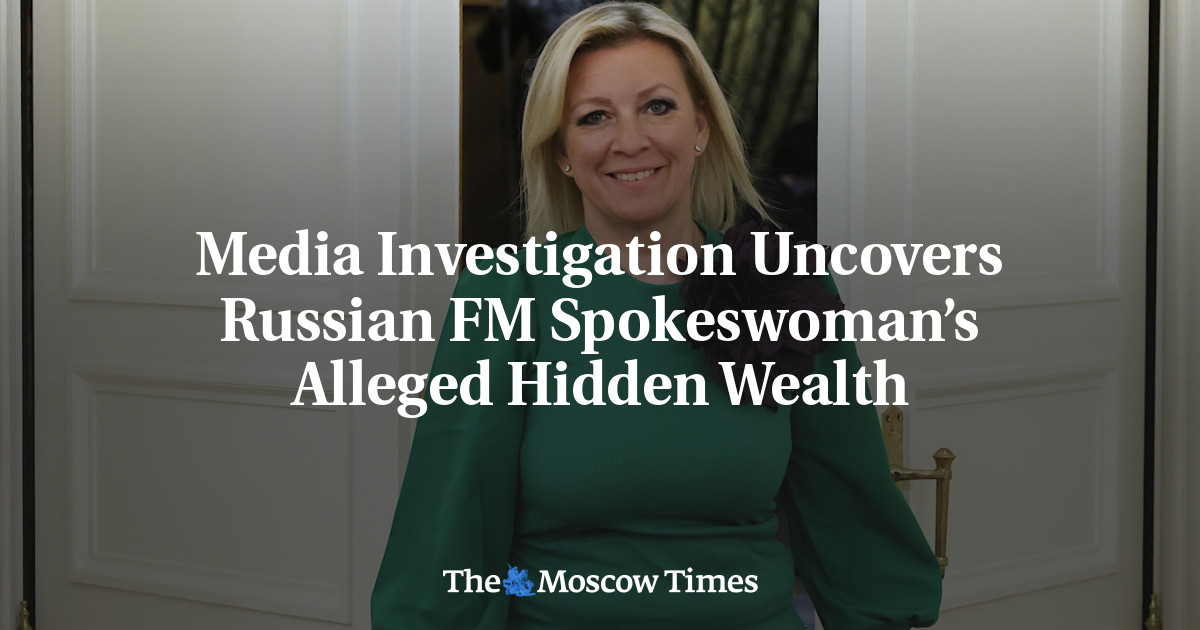 Media Investigation Uncovers Russian FM Spokeswoman’s Alleged Hidden Wealth