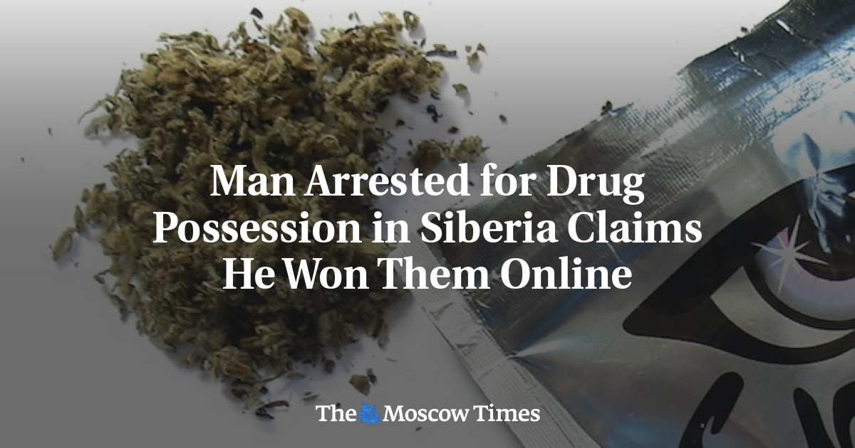 Man Arrested for Drug Possession in Siberia Claims He Won Them Online