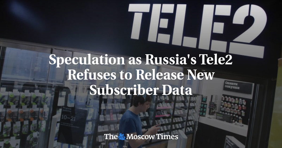 Spekulasi karena Tele2 Rusia menolak merilis data pelanggan baru