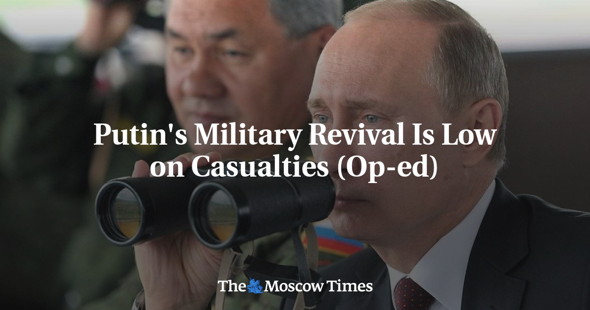 Kebangkitan militer Putin rendah pada korban (Op-ed)