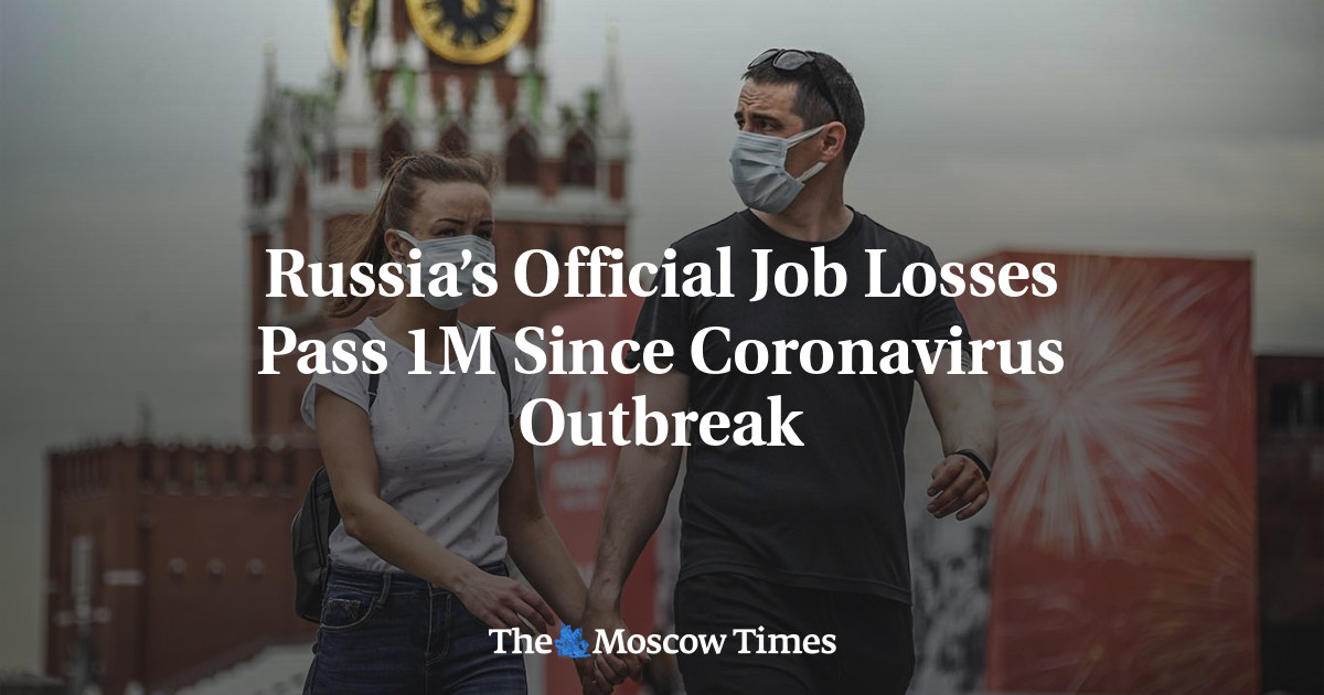 Kehilangan pekerjaan resmi Rusia melewati 1 juta sejak wabah koronavirus