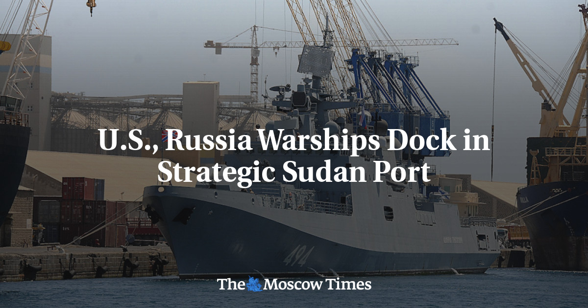 Kapal Perang AS dan Rusia Berlabuh di Pelabuhan Strategis Sudan