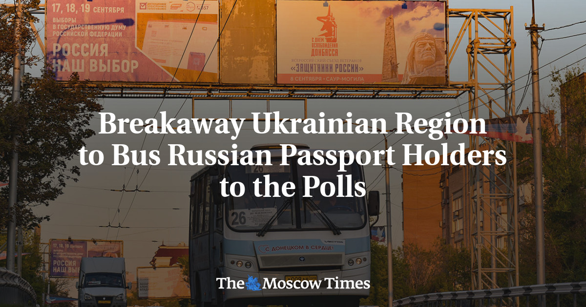 Pisahkan wilayah Ukraina untuk membawa pemegang paspor Rusia ke tempat pemungutan suara