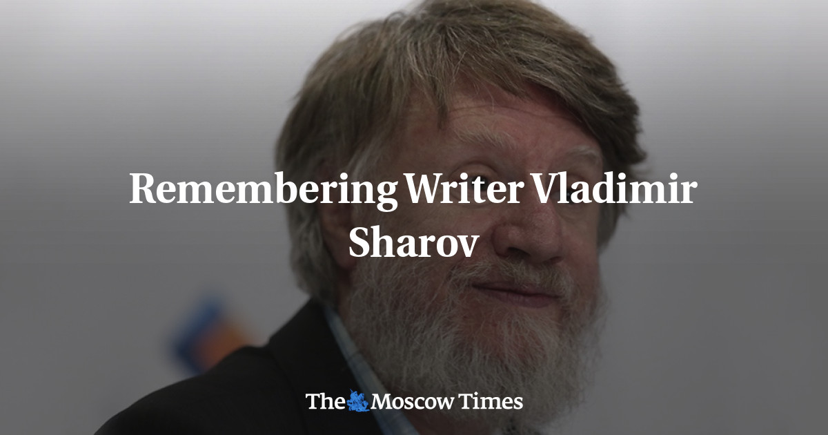Ingat penulis Vladimir Sharov