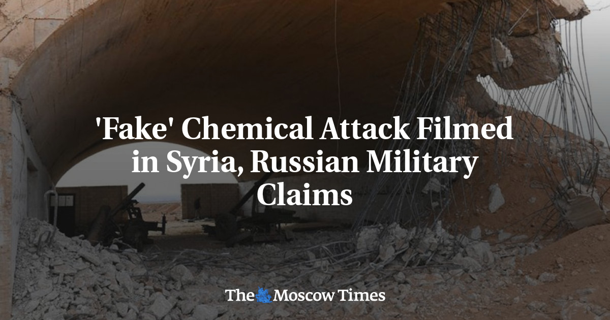 'Fake' Chemical Attack Filmed in Syria, Russian Military Claims