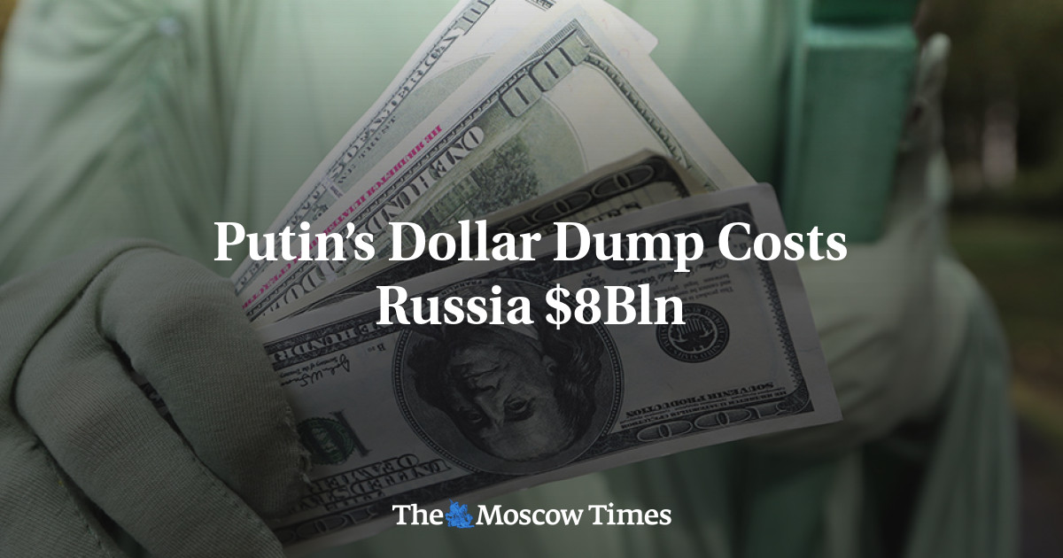 Pembuangan dolar yang dilakukan Putin merugikan Rusia sebesar  miliar