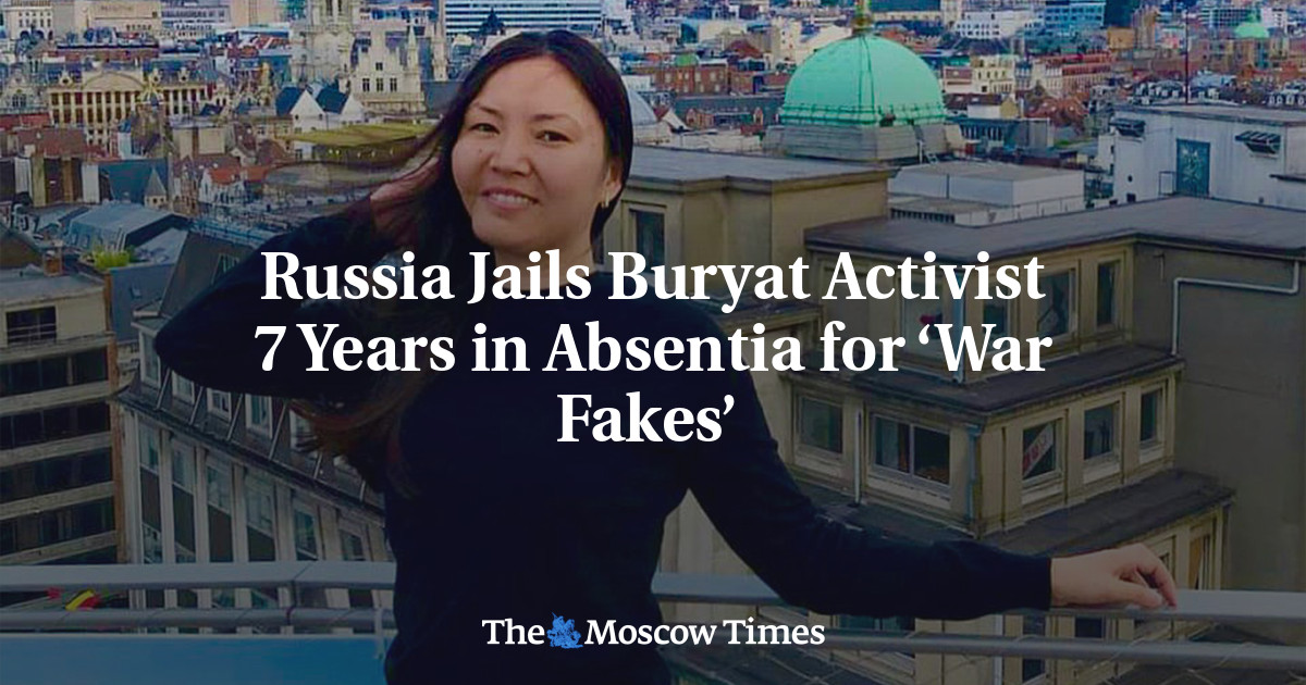 Russia Jails Buryat Activist 7 Years In Absentia For ‘War Fakes’ - The ...