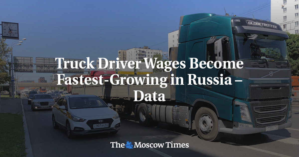 Russia: Wages for truck drivers are rising fastest