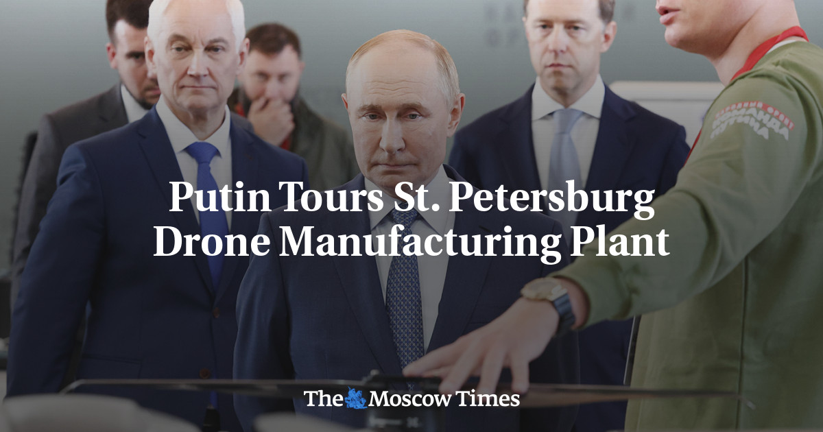 Putin Tours St. Petersburg Drone Manufacturing Plant