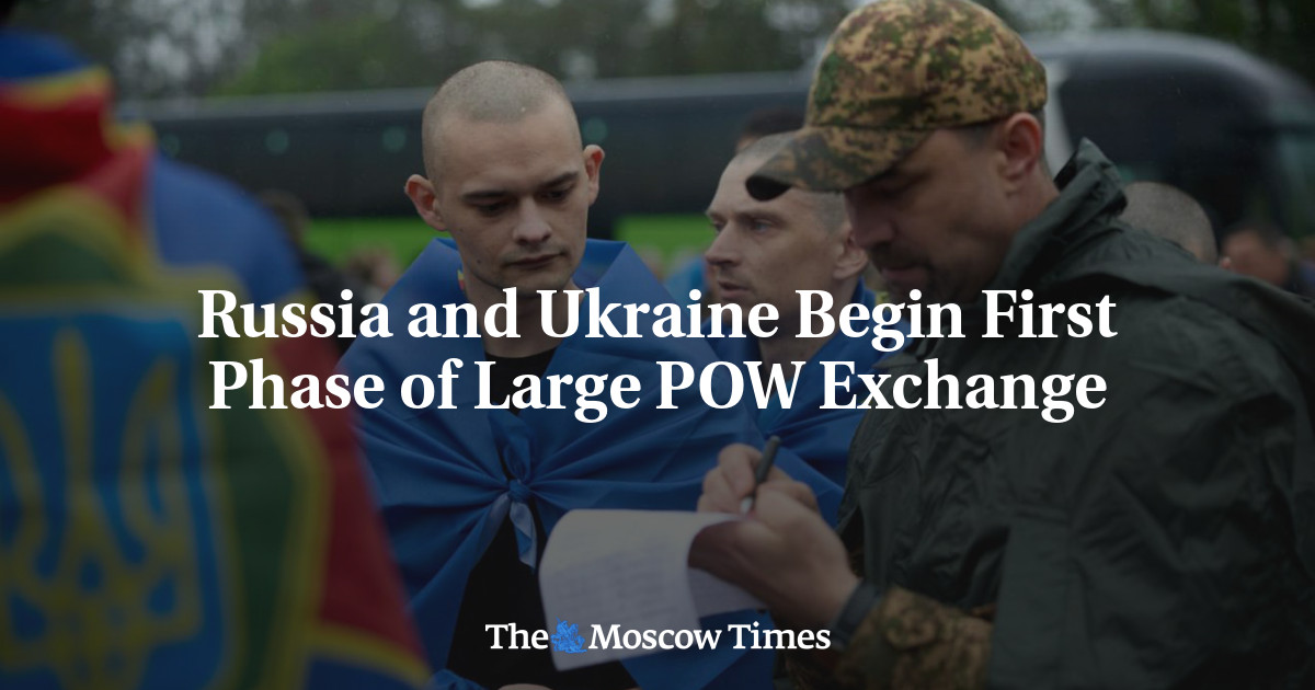 Russia and Ukraine Begin First Phase of Large POW Exchange