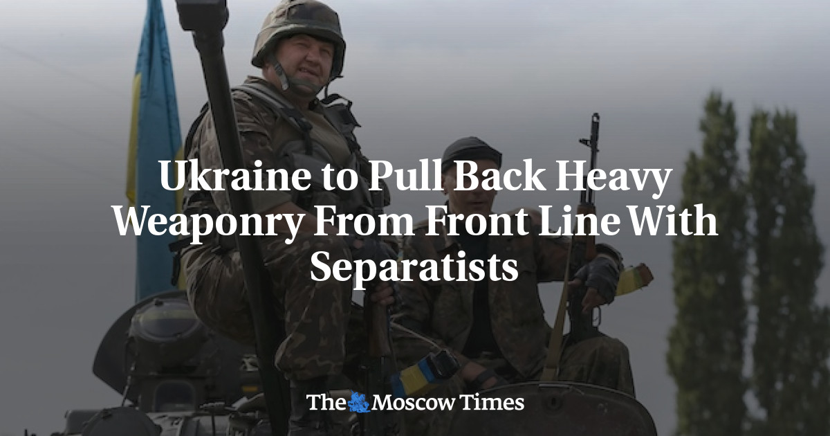 Ukraina akan menarik senjata berat dari garis depan melawan separatis
