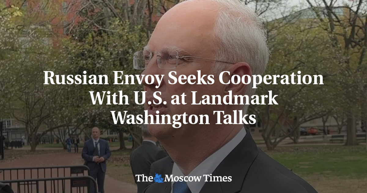 Russian Envoy Seeks Cooperation With U.S. at Landmark Washington Talks ...