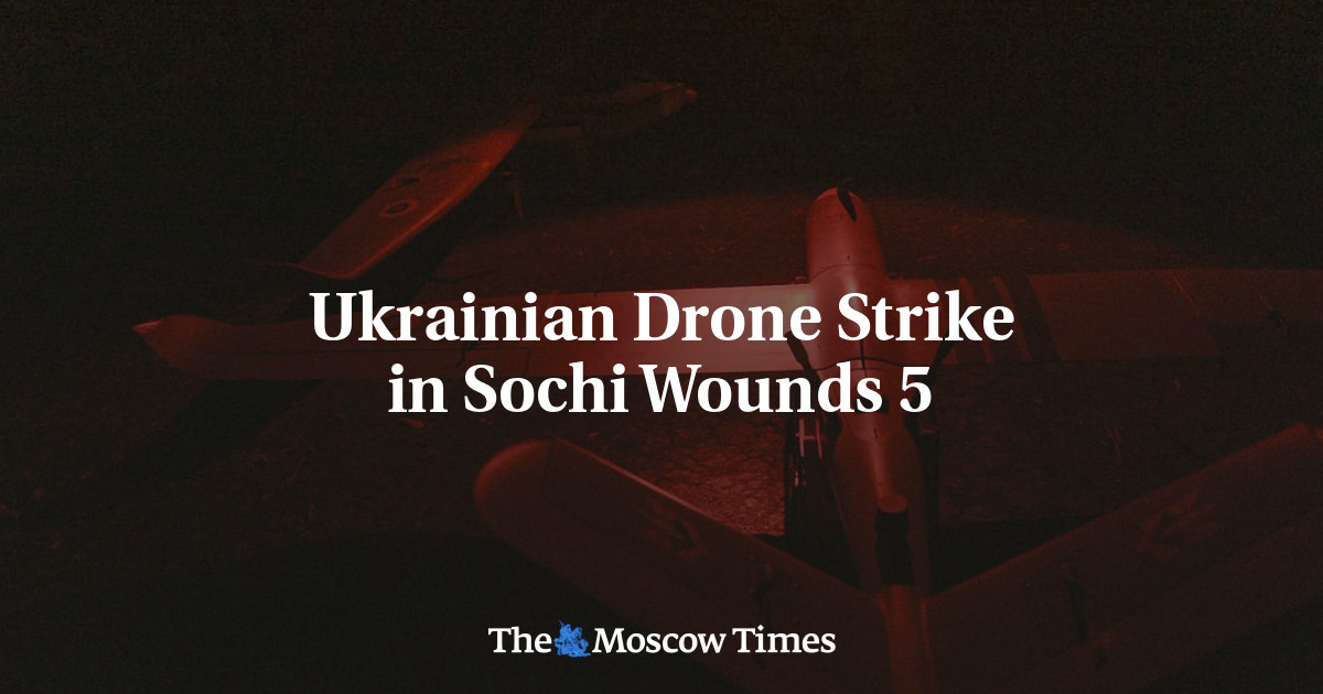 Ukrainian Drone Strike in Sochi Wounds 5