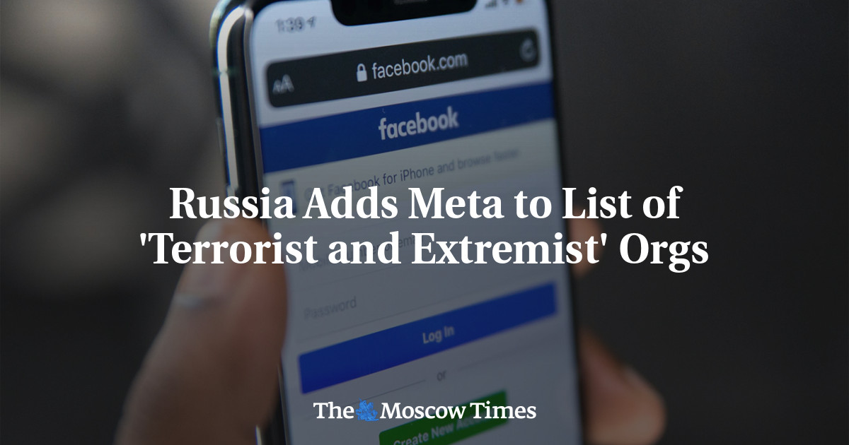 Россия включила «Мета» в список «террористических и экстремистских» организаций